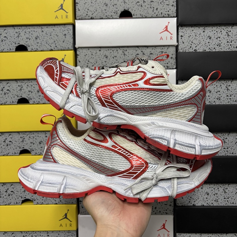 New Balance 9060 Sneakers · White Red 2
