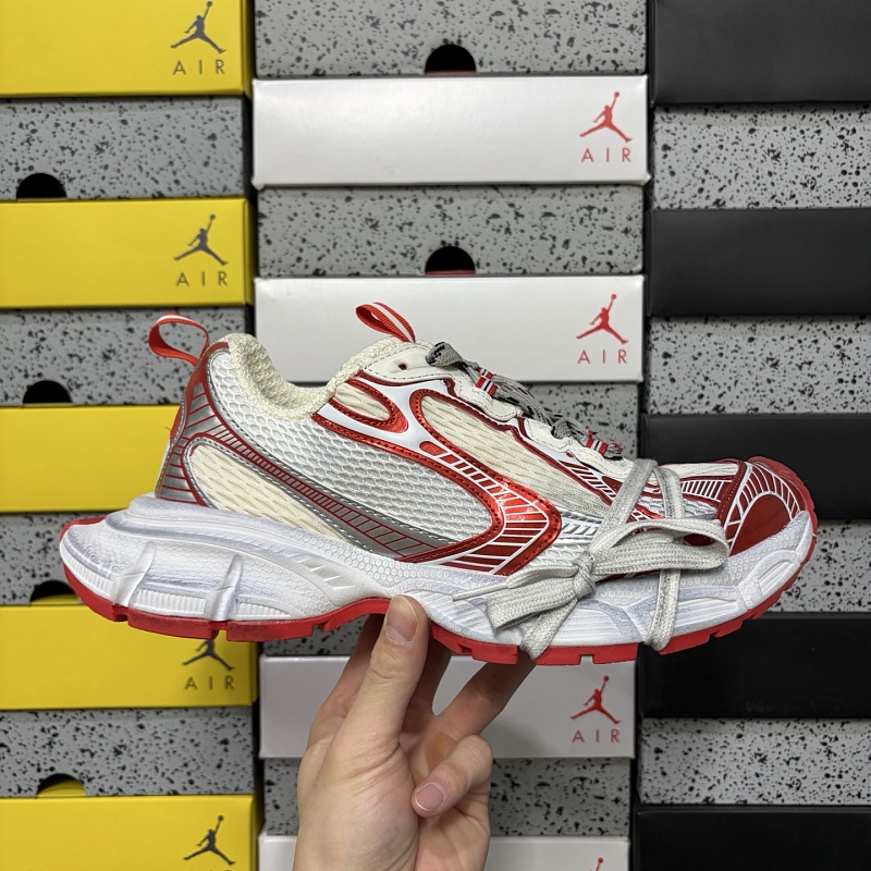 New Balance 9060 Sneakers · White Red 12