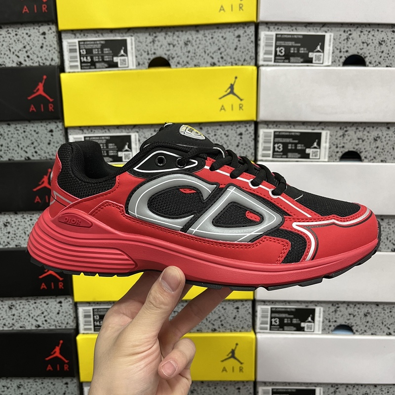 Dior B30 Sneakers · Red Black 8