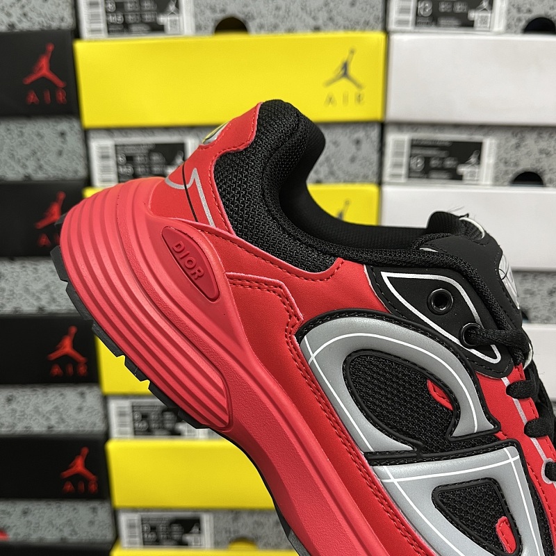 Dior B30 Sneakers · Red Black 7