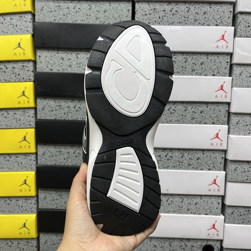 Dior B30 Sneaker Black White 3