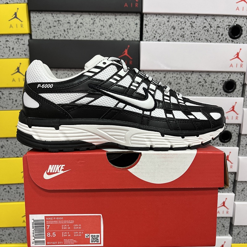 Nike P-6000 Black White Panda Sneakers 9