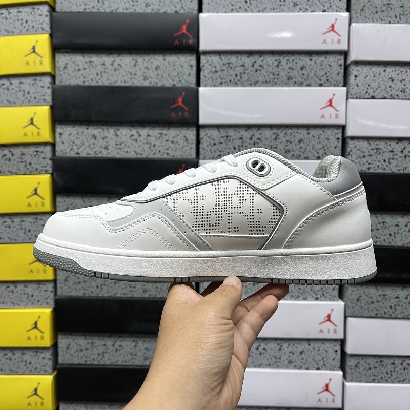 Dior B27 Sneakers · White Gray 2
