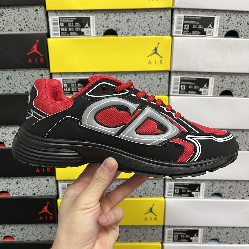 Dior B30 Sneakers · Black Red 6