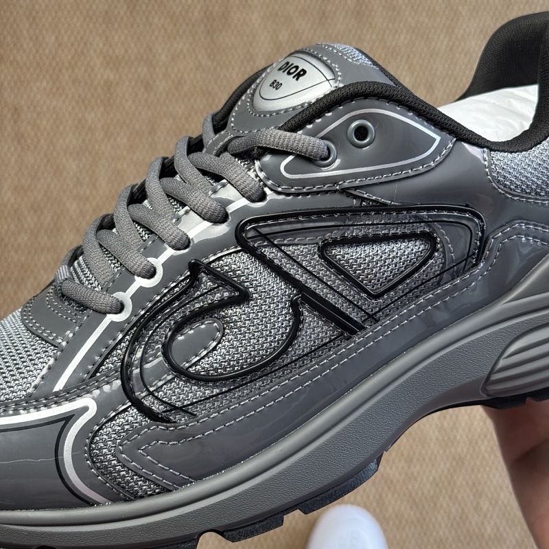 Dior B30 Sneakers · Grey Sequin 3