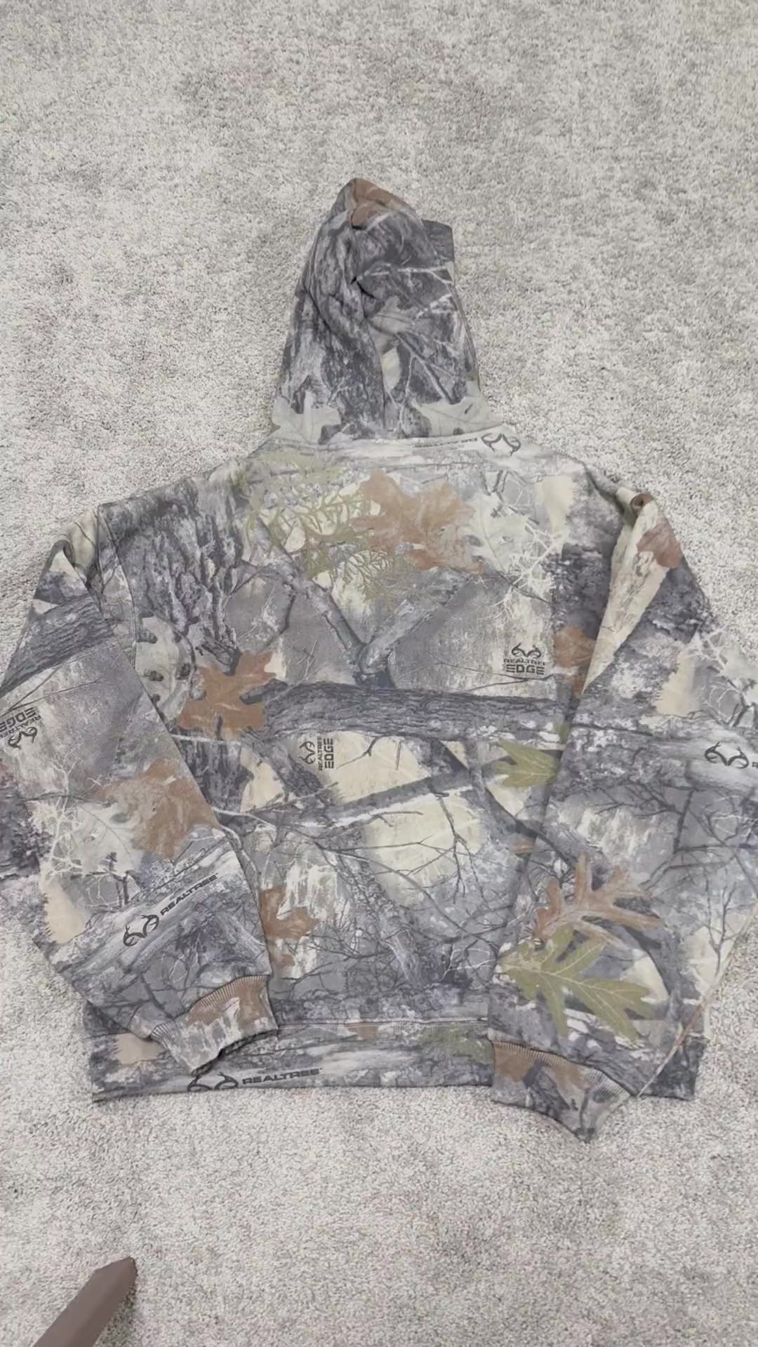 Akim Camo Zip Up Hoodie