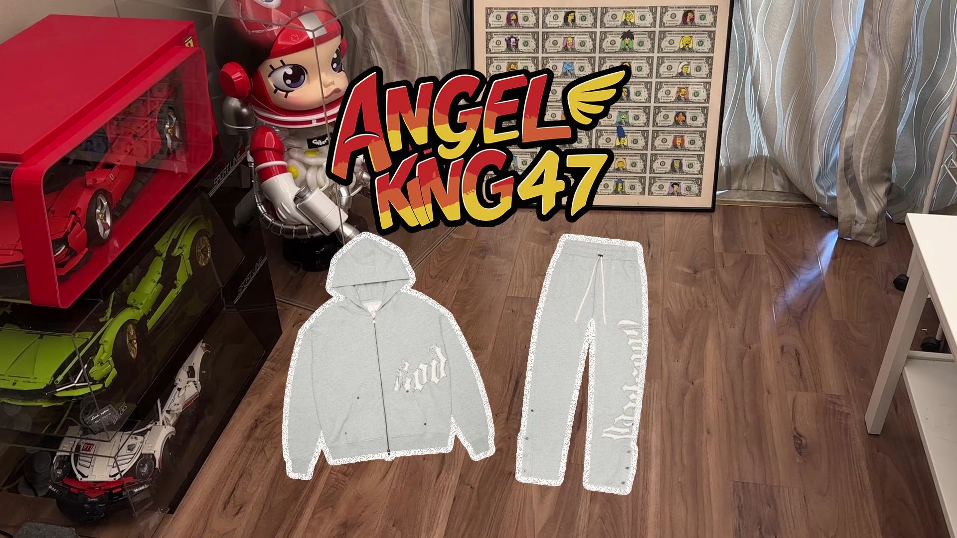 Heather Grey Og Logo Sweatsuit V2 Godspeed