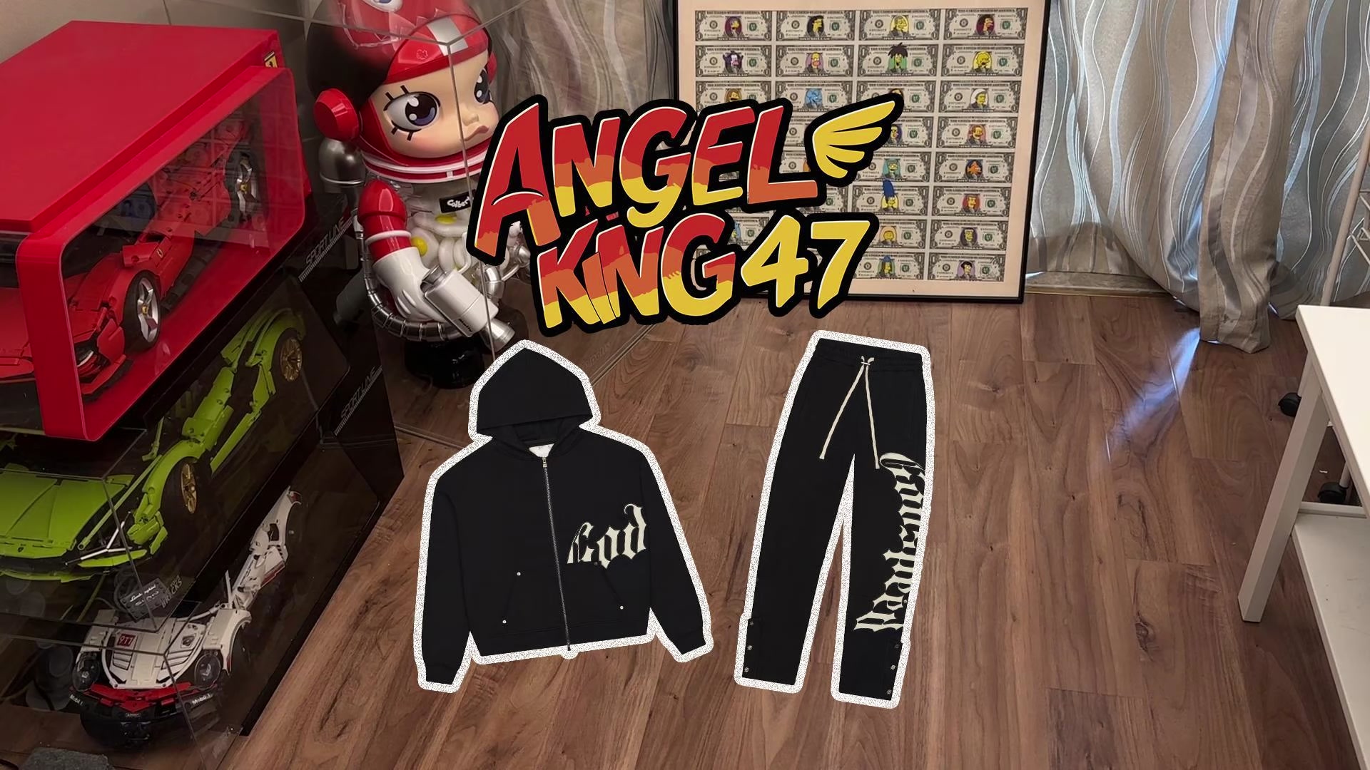 Black Og Logo Sweatsuit V2 Godspeed
