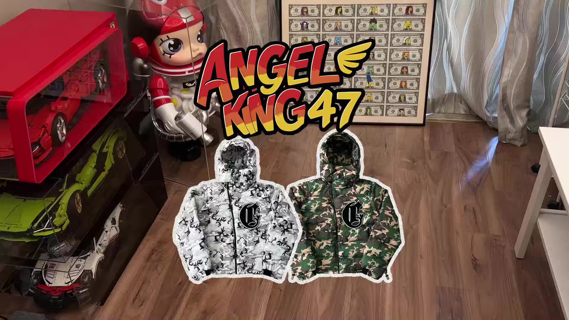 Corvidae Snow Camo Puffer Jacket
