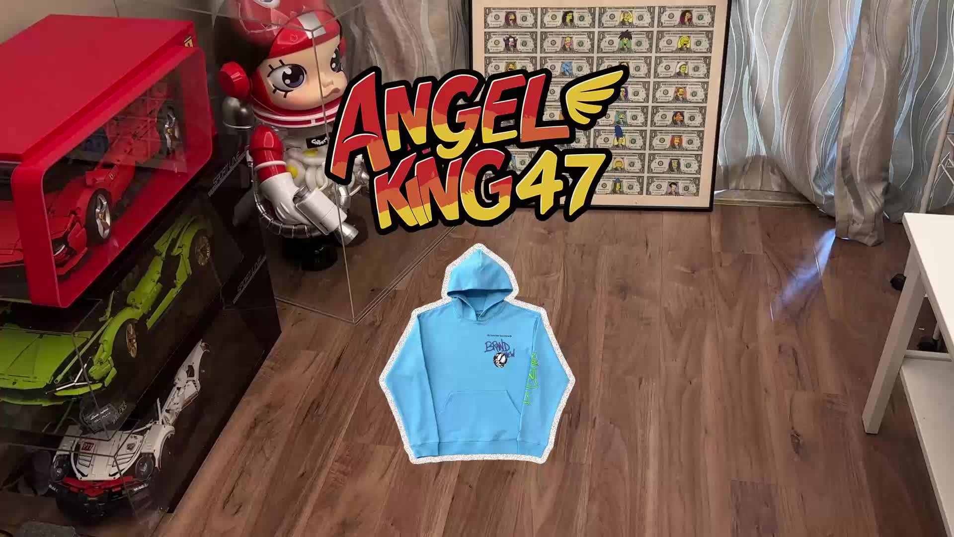 Chrome Hearts X Matty Boy "Brain New" Blue Hoodie