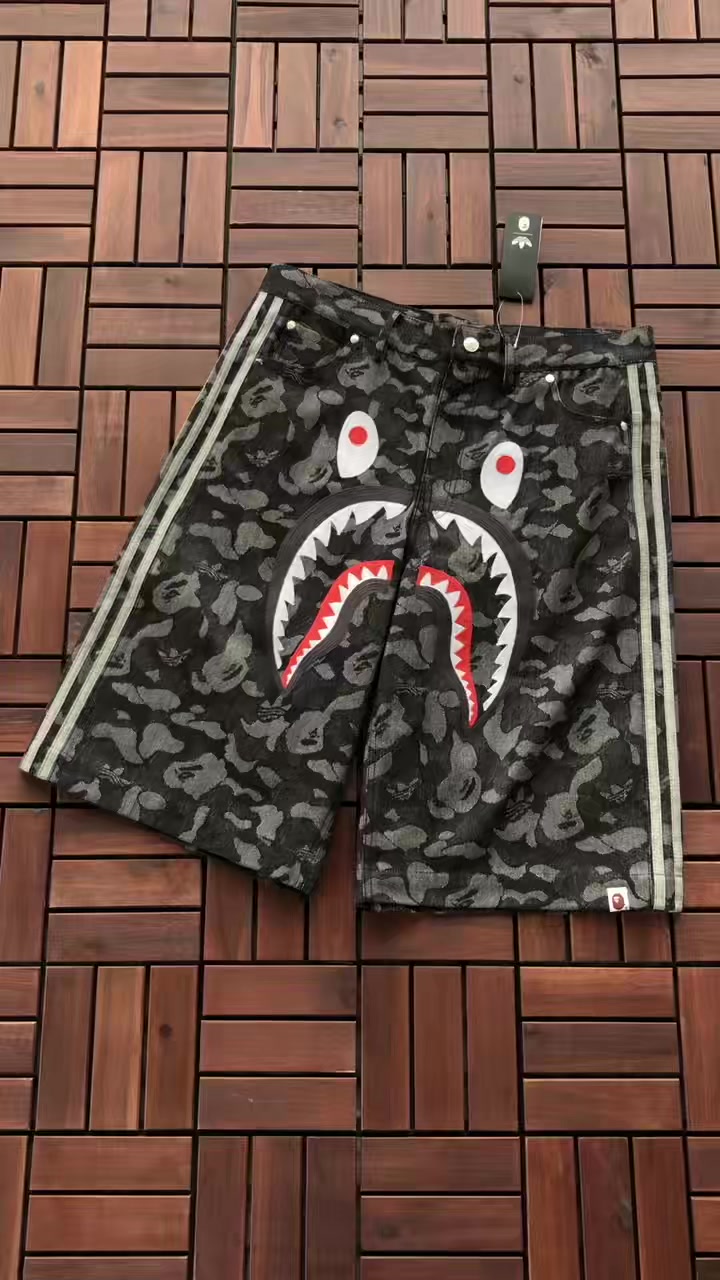 Di As & Bape Shorts Jeans 8